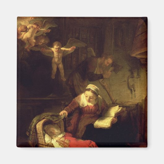 Die Heilige Familie, c.1645 Magnet (Vorne)