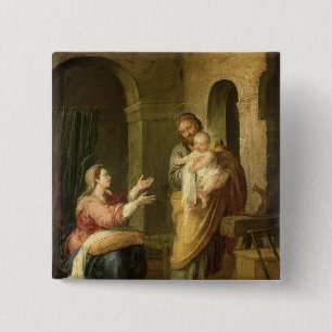 Die heilige Familie, c.1660-70 Button