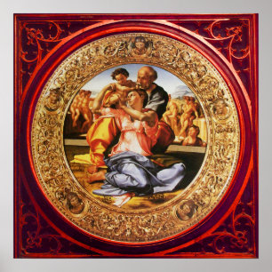 Die heilige Familie - der Doni Tondo Poster