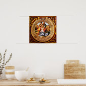 Die heilige Familie - der Doni Tondo Poster (Küche)