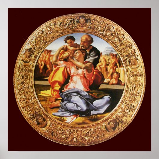 Die heilige Familie - der Doni Tondo Poster (Vorne)