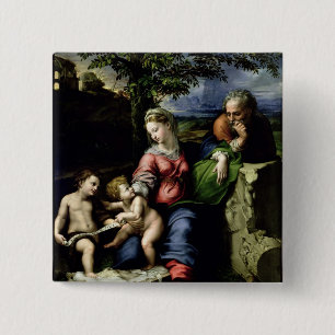 Die heilige Familie der Eiche, c.1518 Button