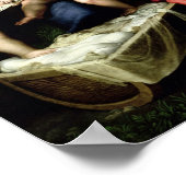 Die Heilige Familie des Eichenbaumes, c.1518 Poster (Ecke)