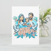 Die heilige Familie Einladung (Stehend Vorderseite)