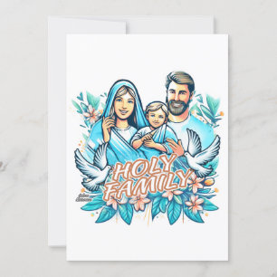 Die Heilige Familie Einladung