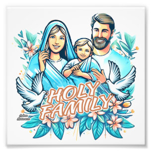 Die heilige Familie Fotodruck