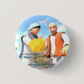 Die Heilige Familie - Geburt Button (Vorderseite)