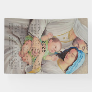 Die Heilige Familie: Göttliche Liebe 2026 Kalender Banner