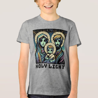 Die Heilige Familie: Heiliges Licht Tri-Blend Shirt