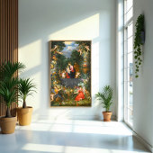 Die heilige Familie, Jan Brueghel Poster