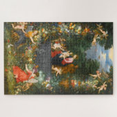 Die heilige Familie, Jan Brueghel Puzzle (Horizontal)