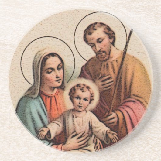 Die heilige Familie - Jesus, Mary und Joseph Untersetzer (Vorne)