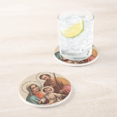 Die heilige Familie - Jesus, Mary und Joseph Untersetzer (Seite)