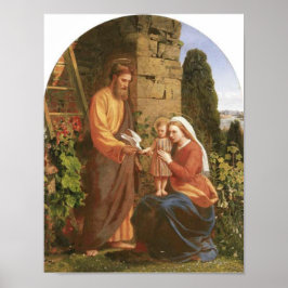 Die heilige Familie, Jesus & Mutter Mary & st. Jos Poster