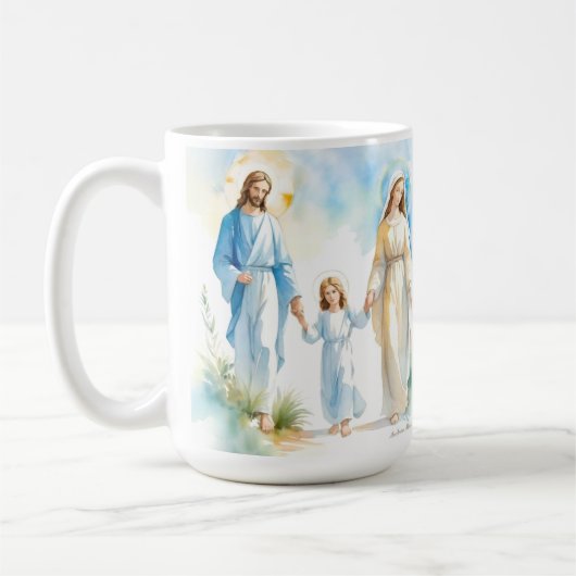 Die heilige Familie Kaffeetasse (Links)