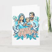 Die heilige Familie Karte (Vorderseite)