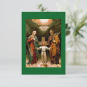 die Heilige Familie Karte (Stehend Vorderseite)