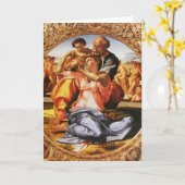 Die heilige Familie Karte (Gelbe Blume)