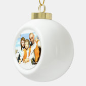 Die heilige Familie Keramik Kugel-Ornament (Rechts)