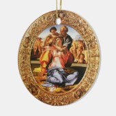 Die heilige Familie Keramik Ornament (Links)