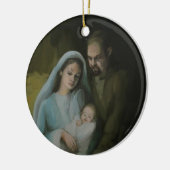 Die heilige Familie Keramikornament (Links)
