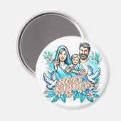 Die heilige Familie Magnet (Vorderseite/Rückseite)