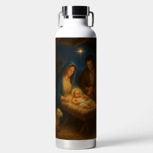 Die Heilige Familie mit 3 Weisen aus dem Morgenlan Trinkflasche