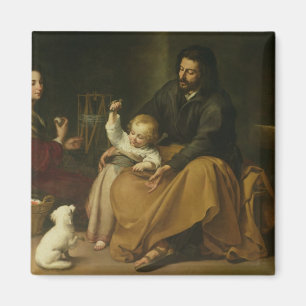Die heilige Familie mit dem kleinen Vogel, c.1650 Magnet
