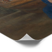 Die heilige Familie mit dem Papagei Poster (Ecke)