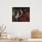 Die heilige Familie mit dem Papagei Poster (Küche)