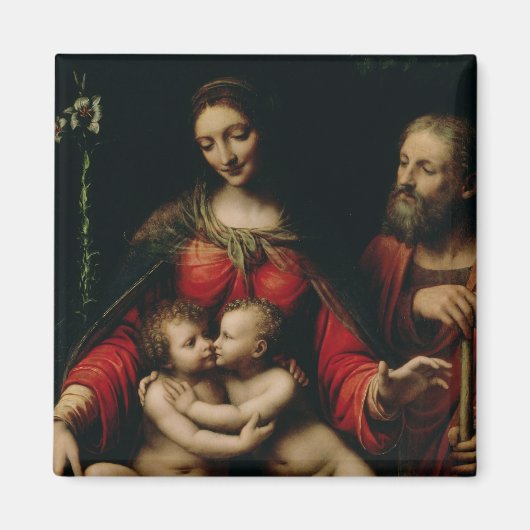 Die Heilige Familie mit dem Säugling St. John Magnet (Vorne)