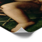 Die Heilige Familie mit dem Säugling St. John Poster (Ecke)