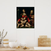 Die Heilige Familie mit dem Säugling St. John Poster (Küche)