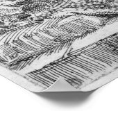 Die heilige Familie mit einer Katze, 1654 Poster (Ecke)