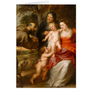 Die heilige Familie mit Heiligen