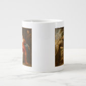 Die heilige Familie mit Heiligen Jumbo-Tasse (Vorderseite)