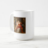 Die heilige Familie mit Heiligen Kaffeetasse (Vorderseite Links)