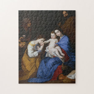 Die heilige Familie mit Heiliger Anne und Puzzle