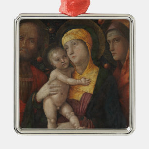 Die heilige Familie mit Heiliger Maria Magdalene Silbernes Ornament