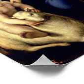 Die heilige Familie mit Lamm, 1507 Poster (Ecke)