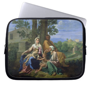 Die heilige Familie mit SS. John, Elizabeth und Laptopschutzhülle