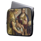 Die heilige Familie mit St. Barbara, c.1550 (Öl Laptopschutzhülle (Vorderseite Links)