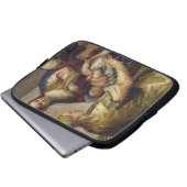 Die heilige Familie mit St. Barbara, c.1550 (Öl Laptopschutzhülle (Vorne Knopf)