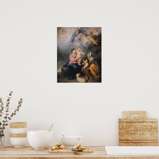 Die Heilige Familie oder die Jungfrau von Sevilla Poster (Küche)