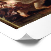 Die Heilige Familie (Öl auf Leinwand) Poster (Ecke)