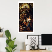 Die Heilige Familie (Öl auf Leinwand) Poster (Heimbüro)