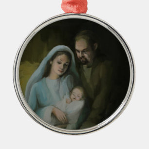 Die heilige Familie Ornament Aus Metall