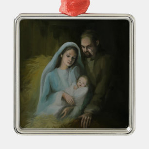 Die heilige Familie Ornament Aus Metall