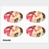 "Die heilige Familie" ~ Ovalaufkleber Ovaler Aufkleber (Blatt)