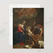 Die heilige Familie Postkarte (Vorne/Hinten)